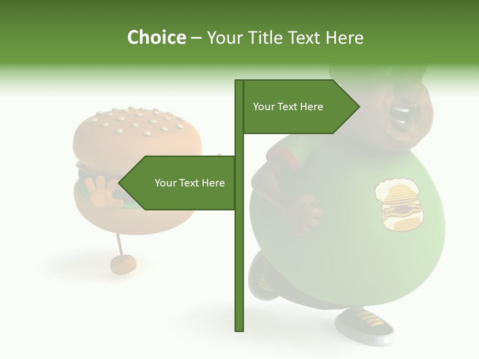 Hamburger Belly Culture PowerPoint Template