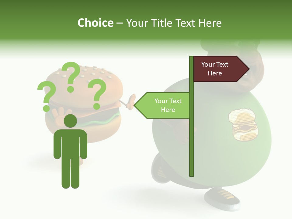 Hamburger Belly Culture PowerPoint Template