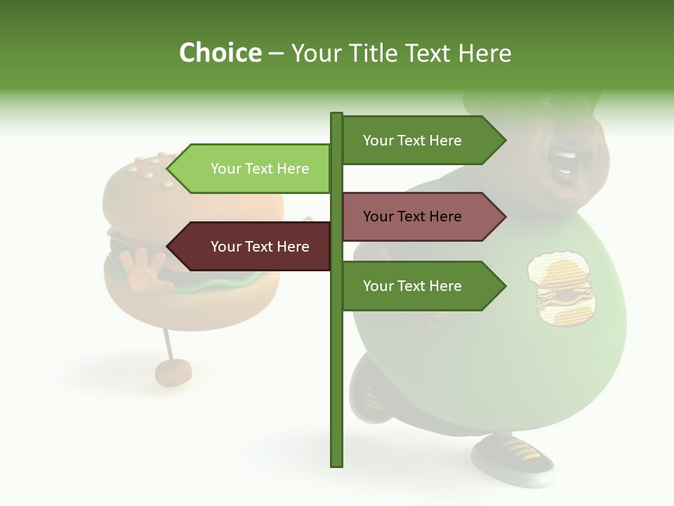 Hamburger Belly Culture PowerPoint Template