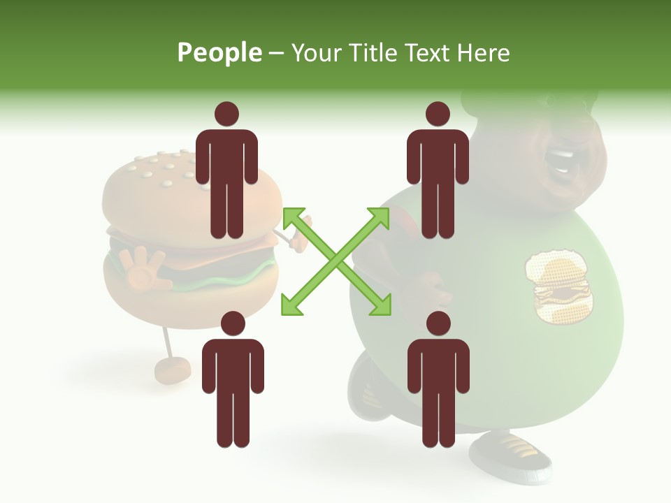 Hamburger Belly Culture PowerPoint Template