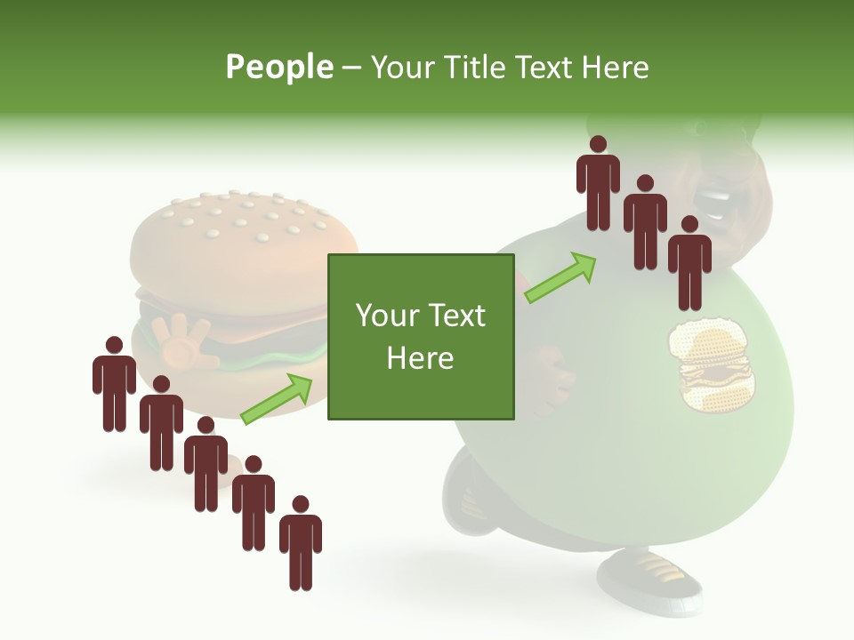 Hamburger Belly Culture PowerPoint Template