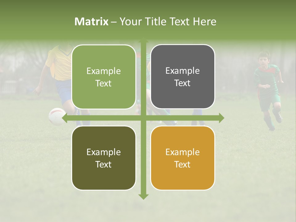 Hunt Kids Green PowerPoint Template