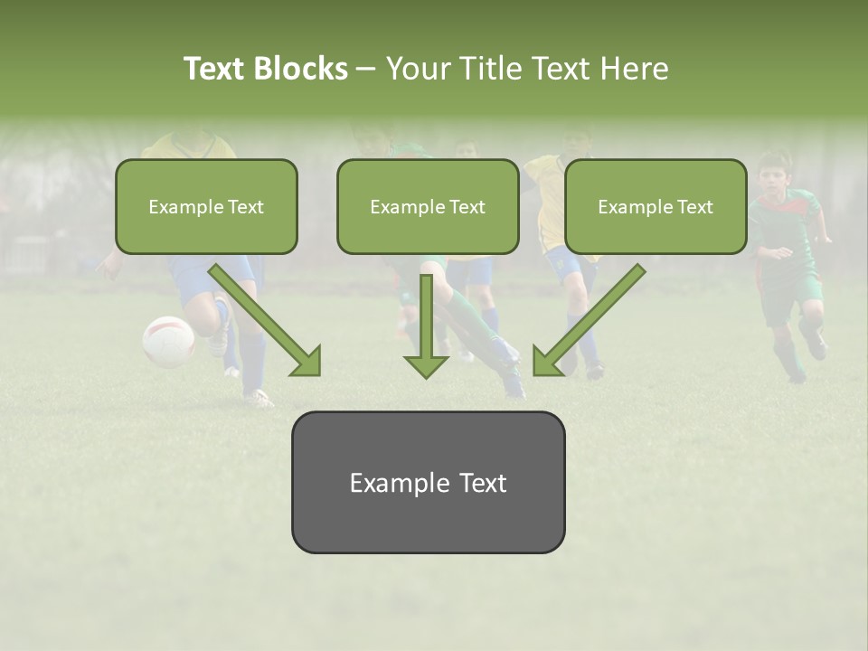 Hunt Kids Green PowerPoint Template