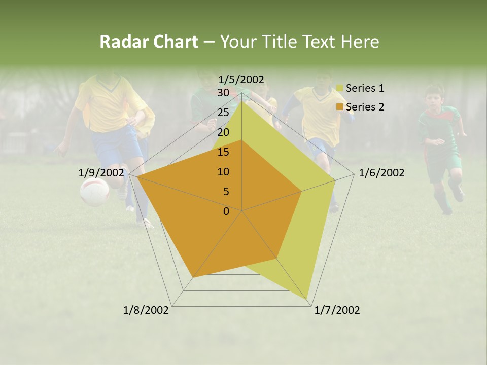 Hunt Kids Green PowerPoint Template