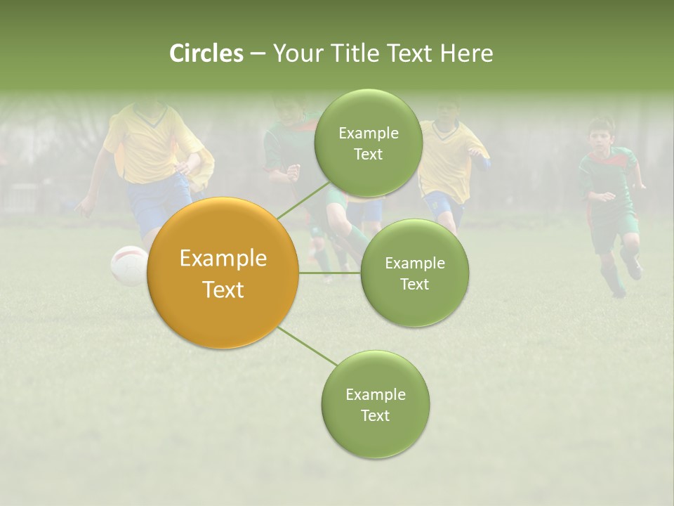 Hunt Kids Green PowerPoint Template