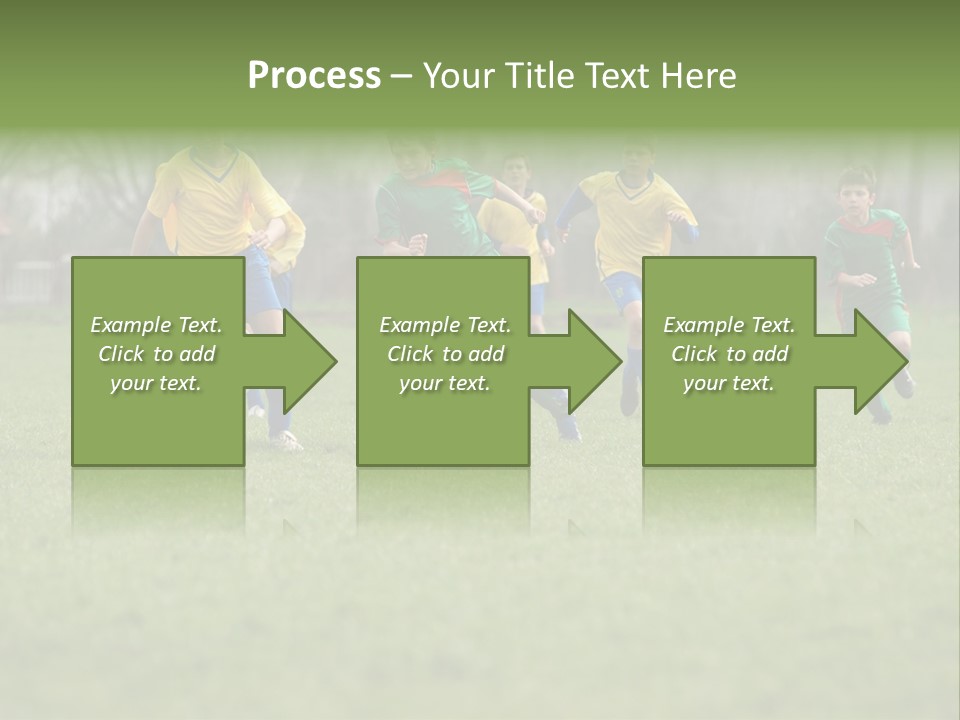 Hunt Kids Green PowerPoint Template