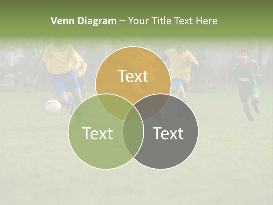 Hunt Kids Green PowerPoint Template