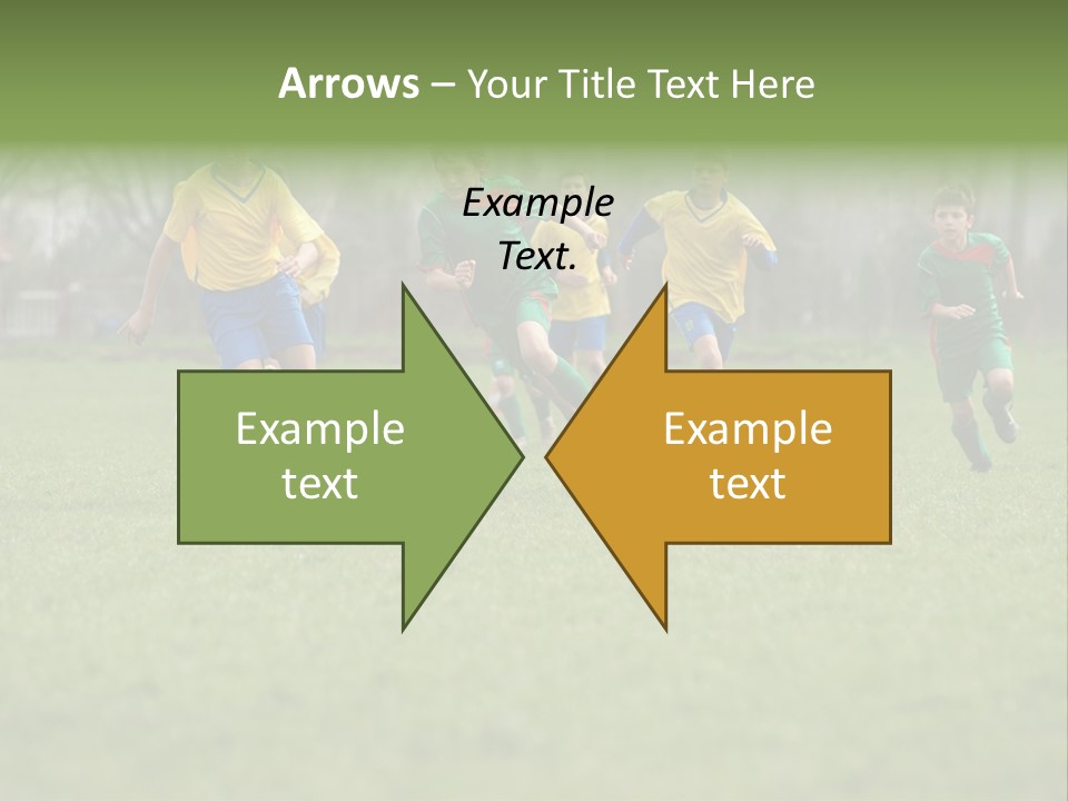 Hunt Kids Green PowerPoint Template