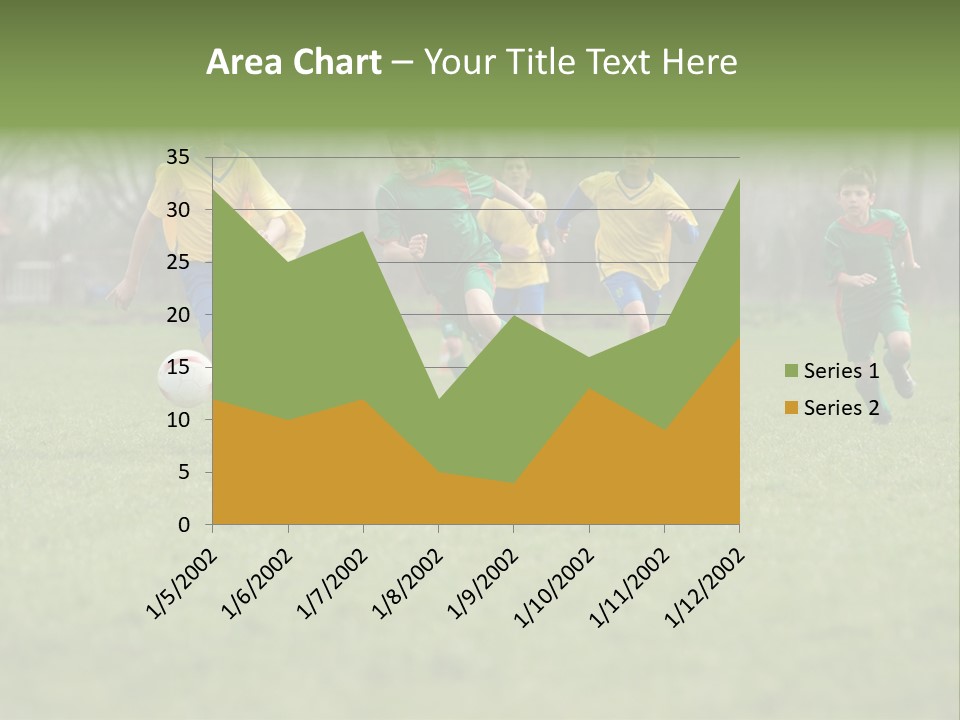 Hunt Kids Green PowerPoint Template