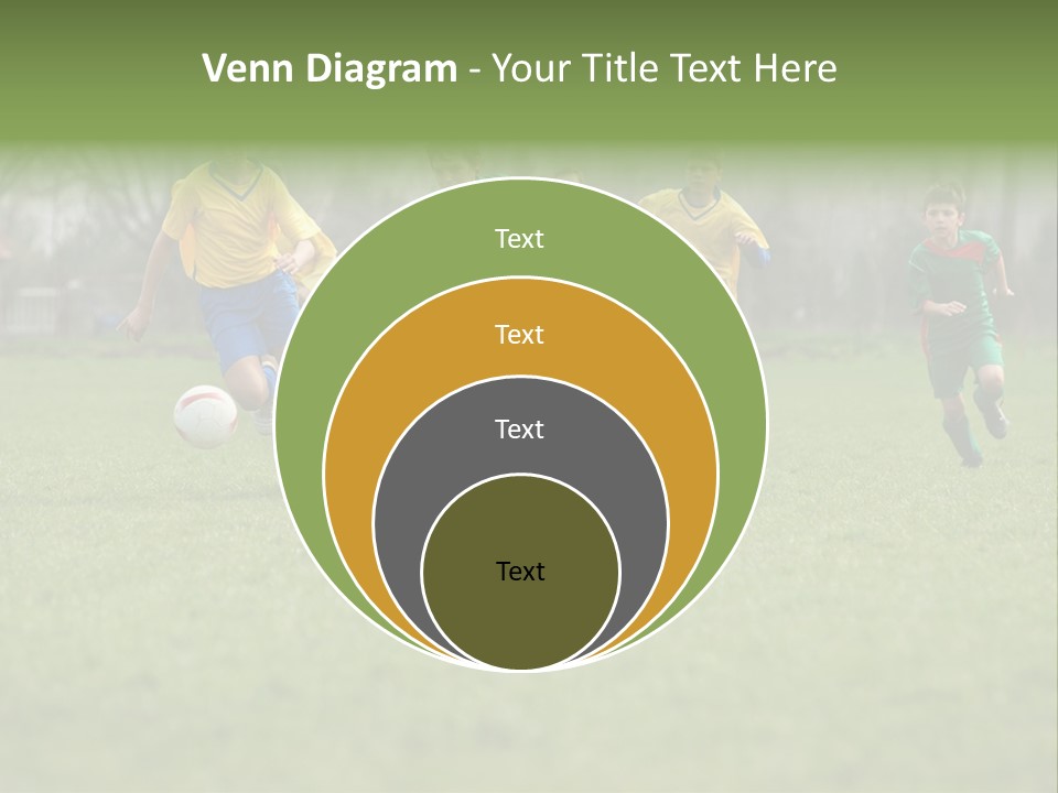 Hunt Kids Green PowerPoint Template