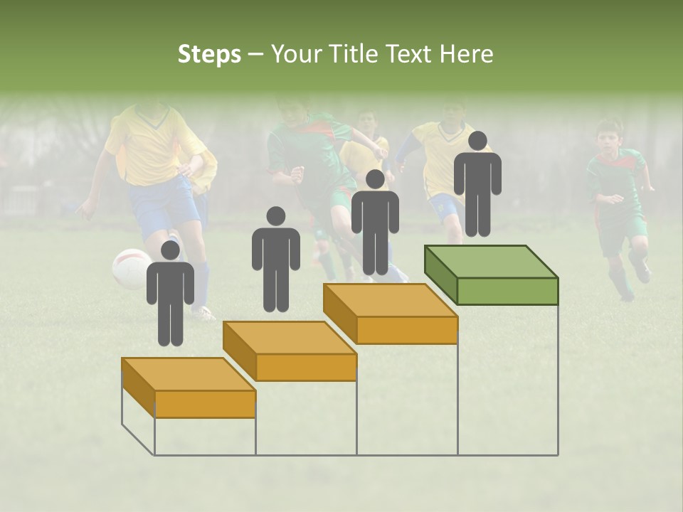 Hunt Kids Green PowerPoint Template