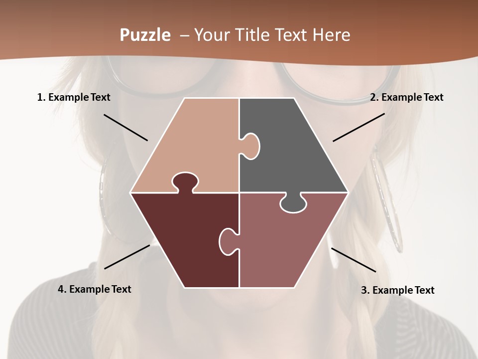 Teeth Plait Gesture PowerPoint Template