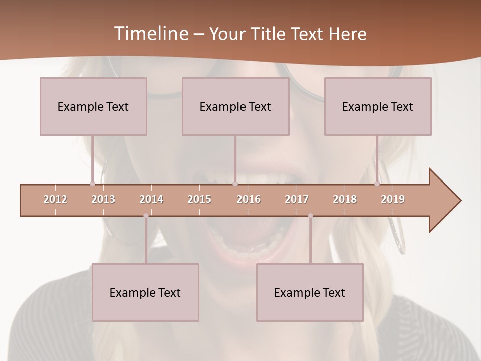 Teeth Plait Gesture PowerPoint Template