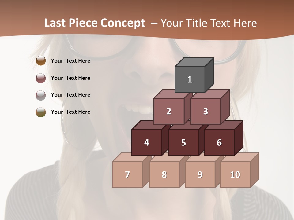 Teeth Plait Gesture PowerPoint Template