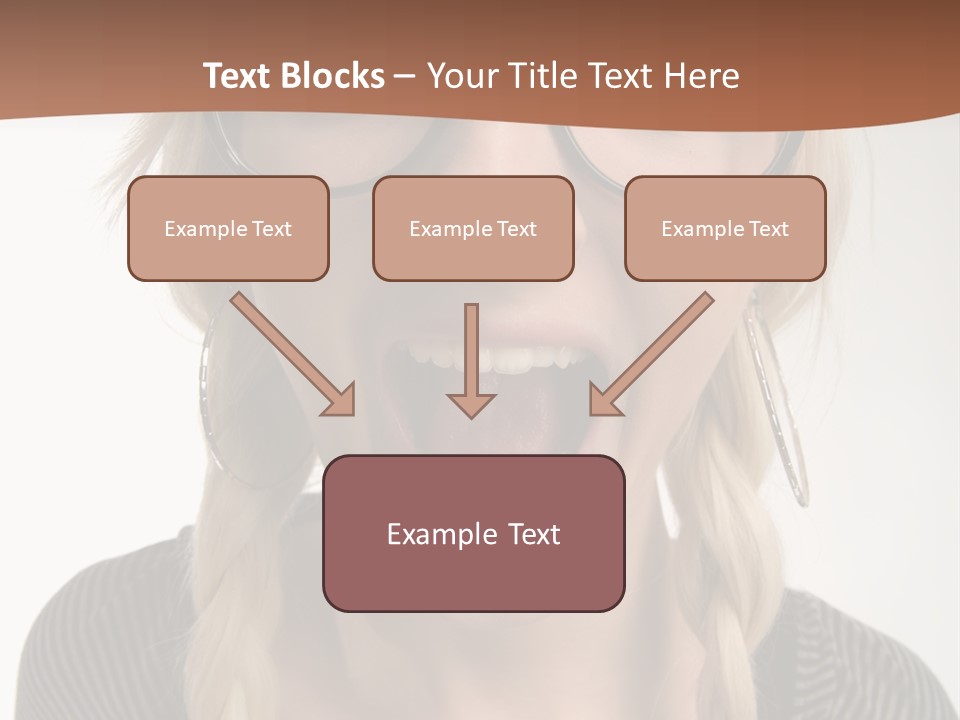 Teeth Plait Gesture PowerPoint Template