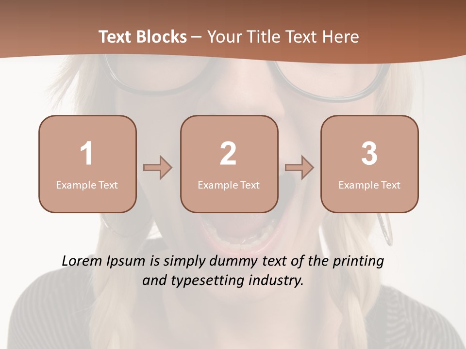 Teeth Plait Gesture PowerPoint Template