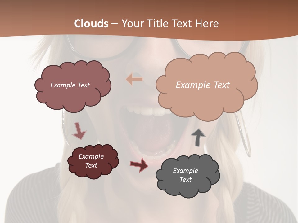 Teeth Plait Gesture PowerPoint Template