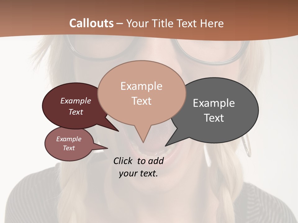 Teeth Plait Gesture PowerPoint Template