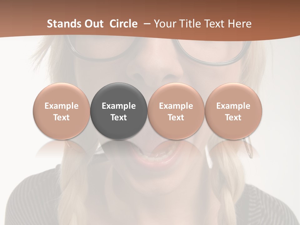 Teeth Plait Gesture PowerPoint Template