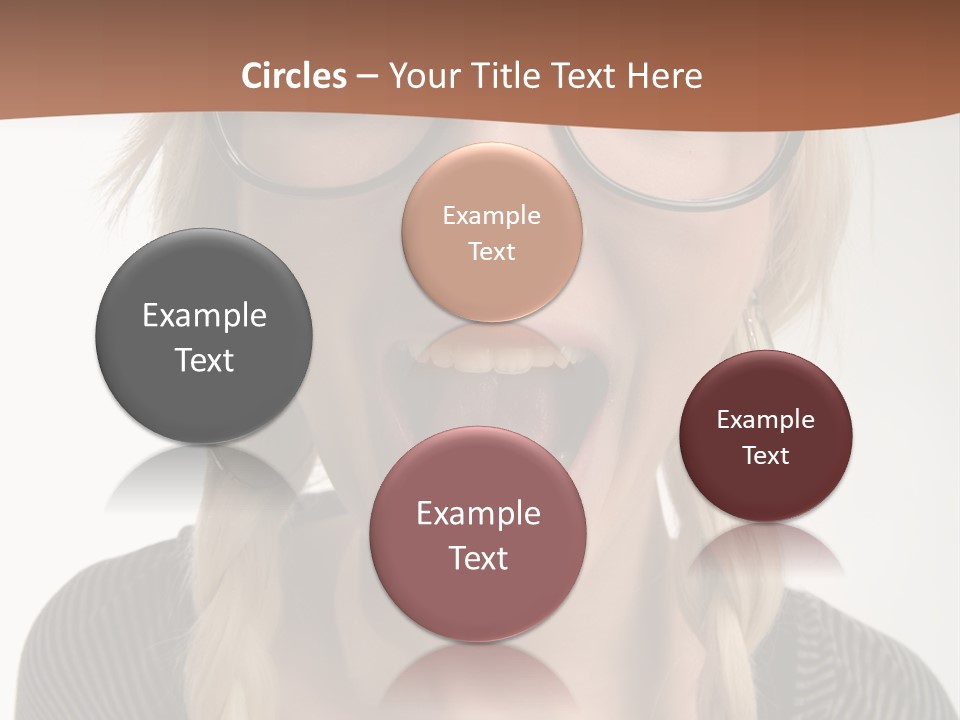 Teeth Plait Gesture PowerPoint Template