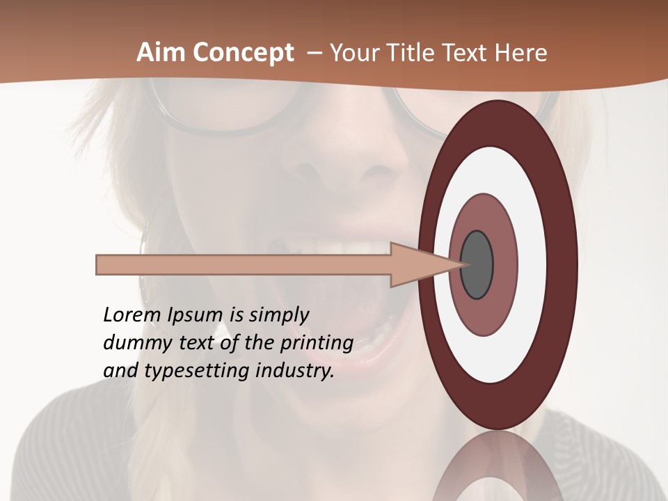 Teeth Plait Gesture PowerPoint Template