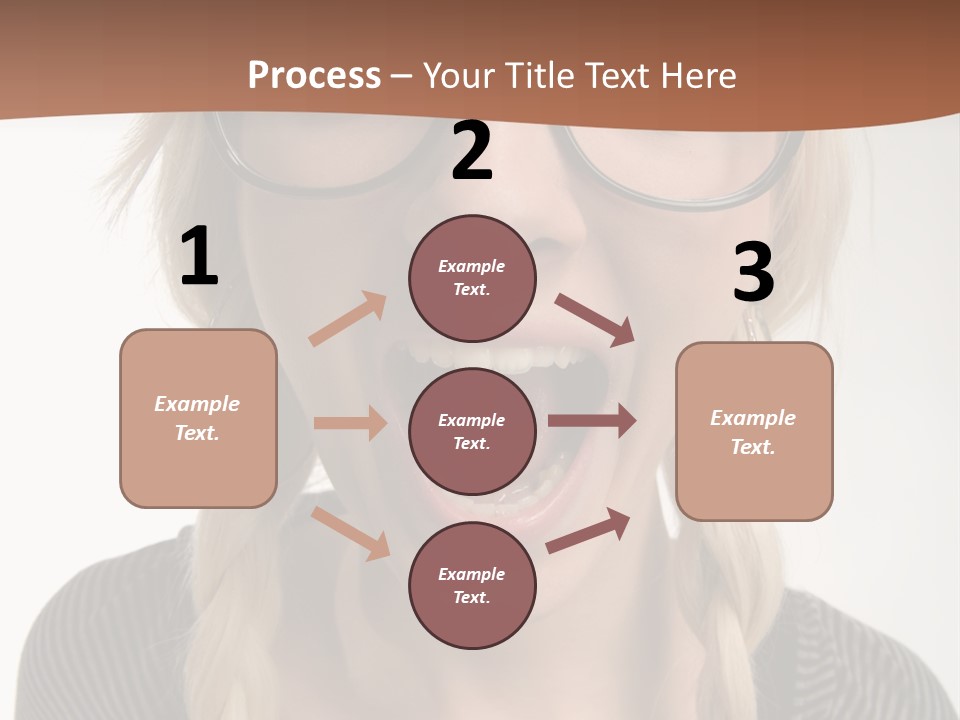 Teeth Plait Gesture PowerPoint Template