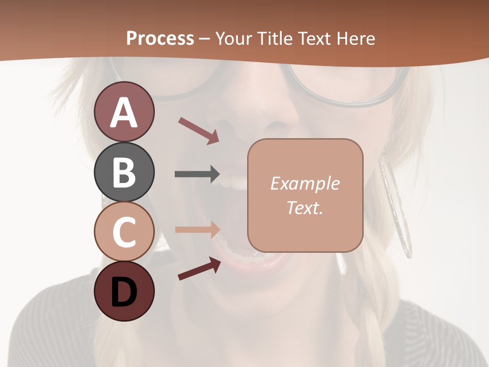 Teeth Plait Gesture PowerPoint Template