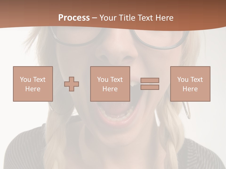Teeth Plait Gesture PowerPoint Template