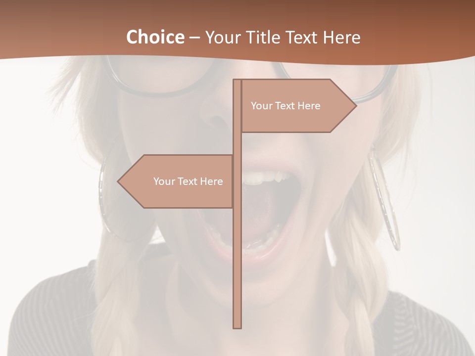 Teeth Plait Gesture PowerPoint Template