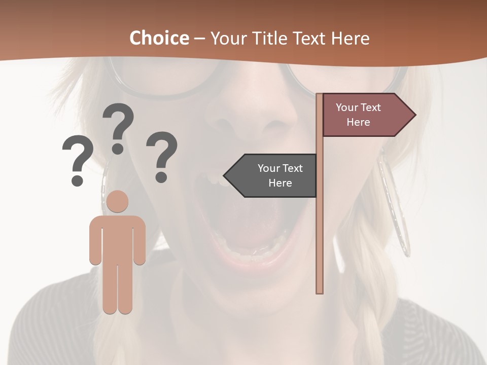 Teeth Plait Gesture PowerPoint Template
