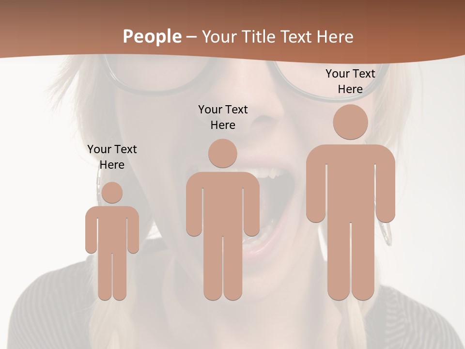 Teeth Plait Gesture PowerPoint Template