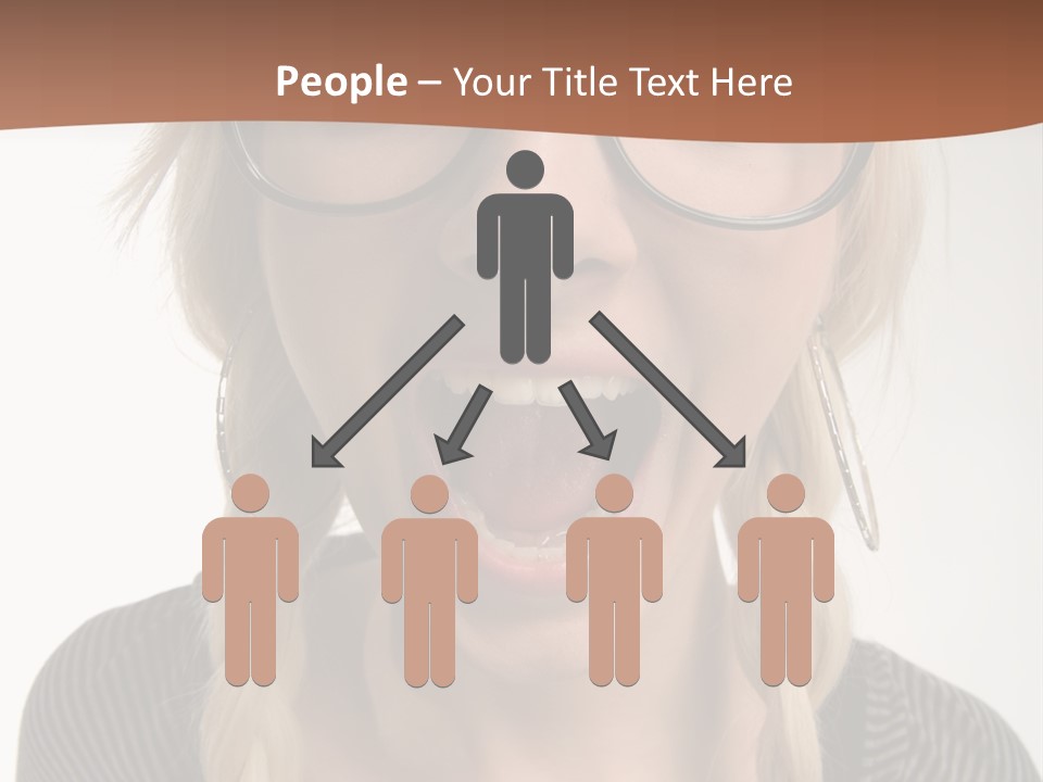 Teeth Plait Gesture PowerPoint Template