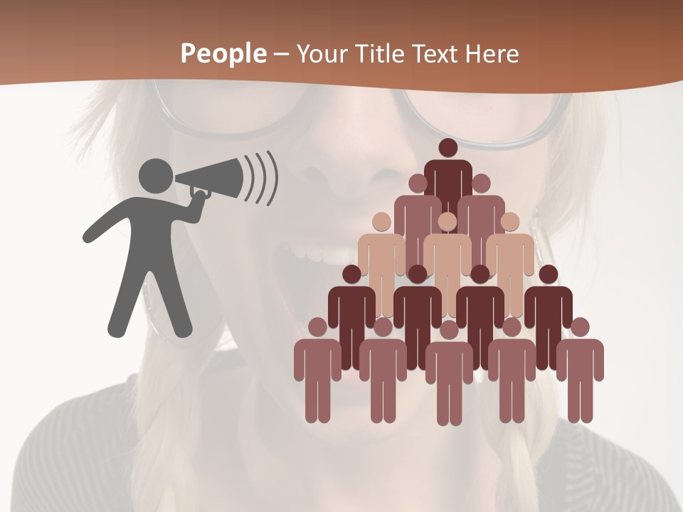 Teeth Plait Gesture PowerPoint Template