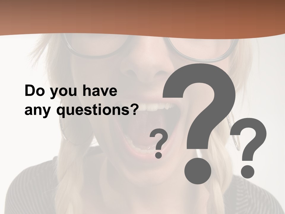 Teeth Plait Gesture PowerPoint Template