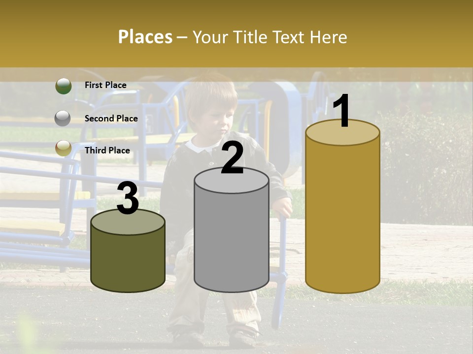 Park Sad Preschool PowerPoint Template