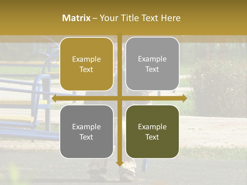 Park Sad Preschool PowerPoint Template