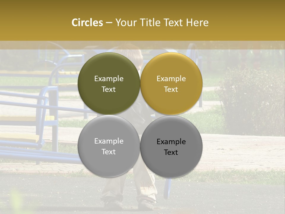 Park Sad Preschool PowerPoint Template