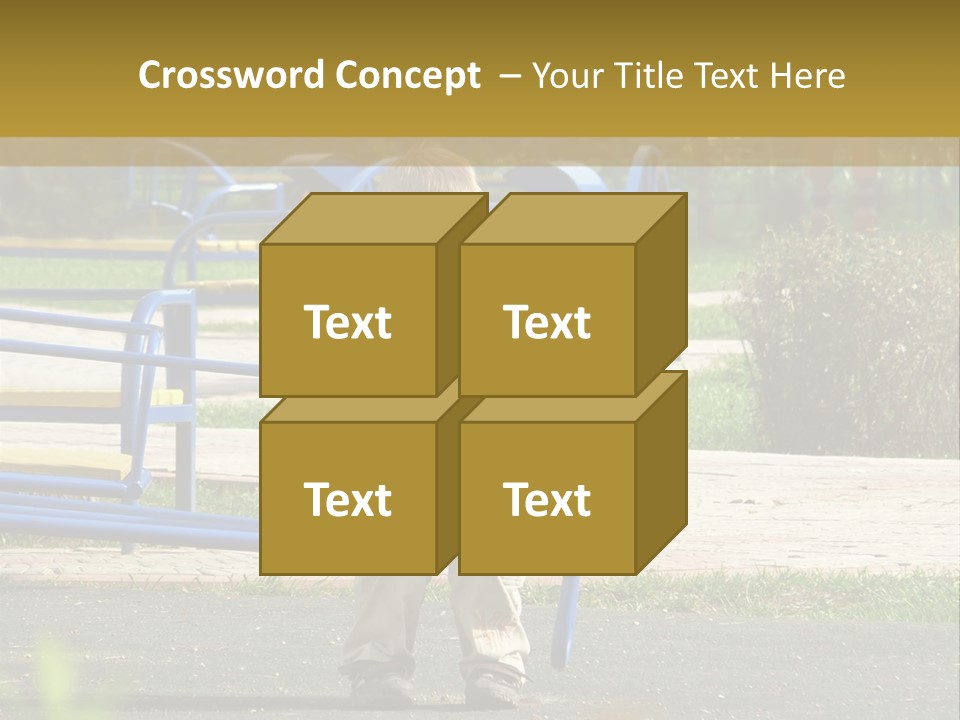 Park Sad Preschool PowerPoint Template