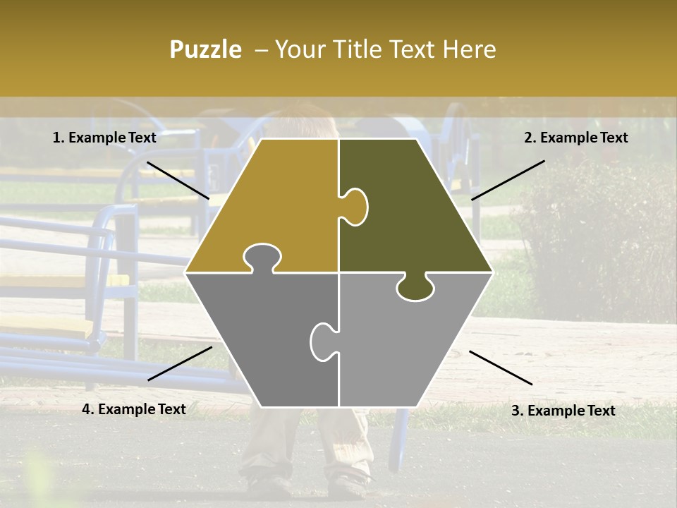 Park Sad Preschool PowerPoint Template