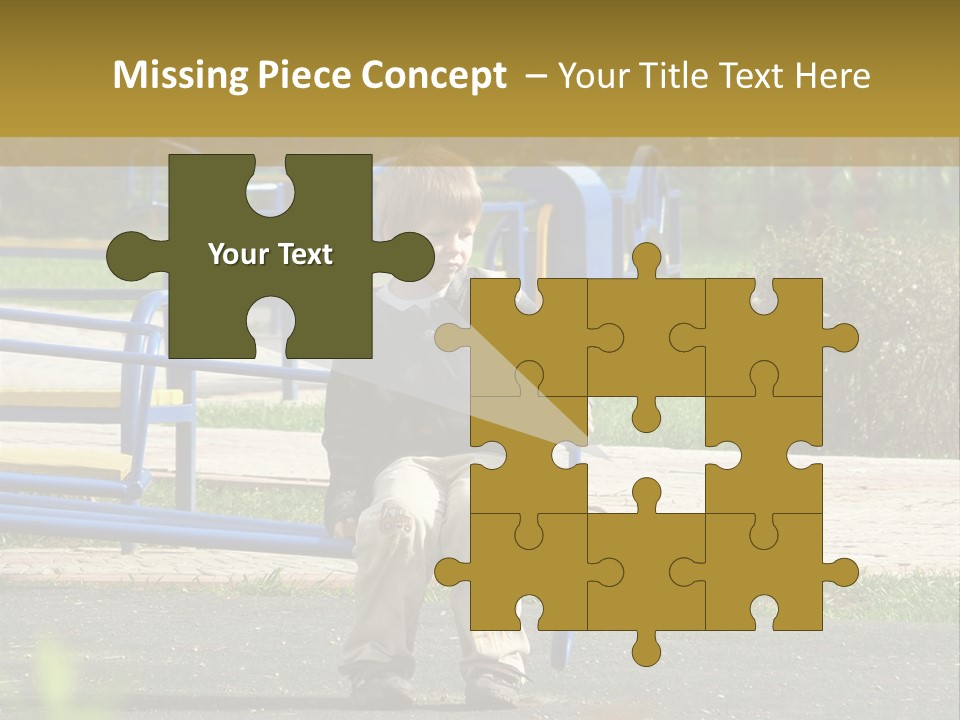 Park Sad Preschool PowerPoint Template