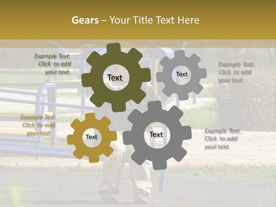 Park Sad Preschool PowerPoint Template