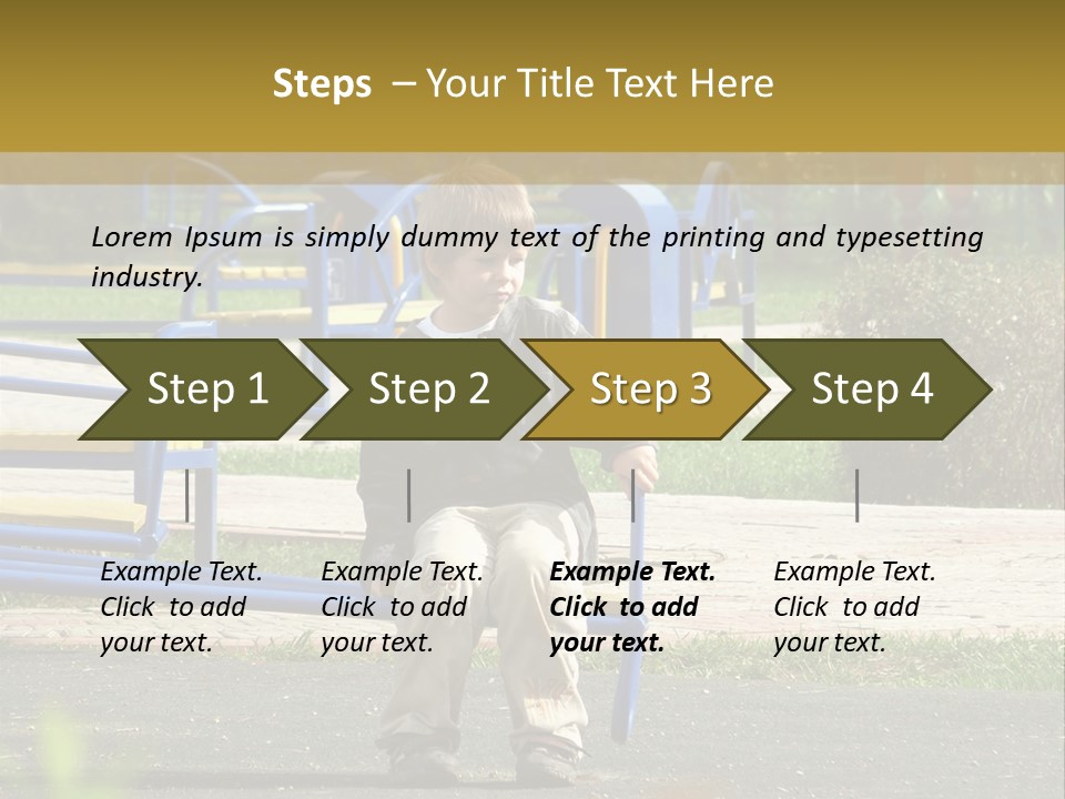 Park Sad Preschool PowerPoint Template