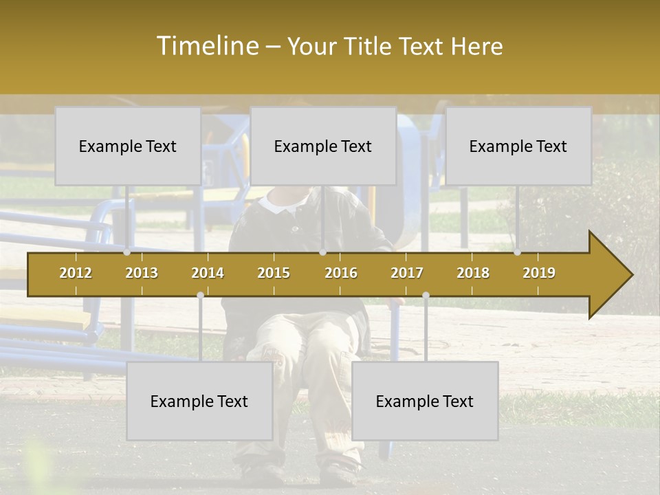 Park Sad Preschool PowerPoint Template