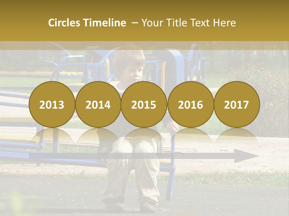 Park Sad Preschool PowerPoint Template