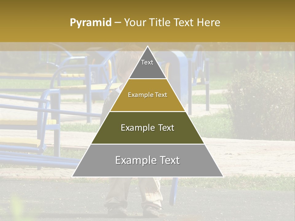 Park Sad Preschool PowerPoint Template