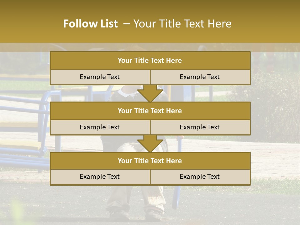 Park Sad Preschool PowerPoint Template