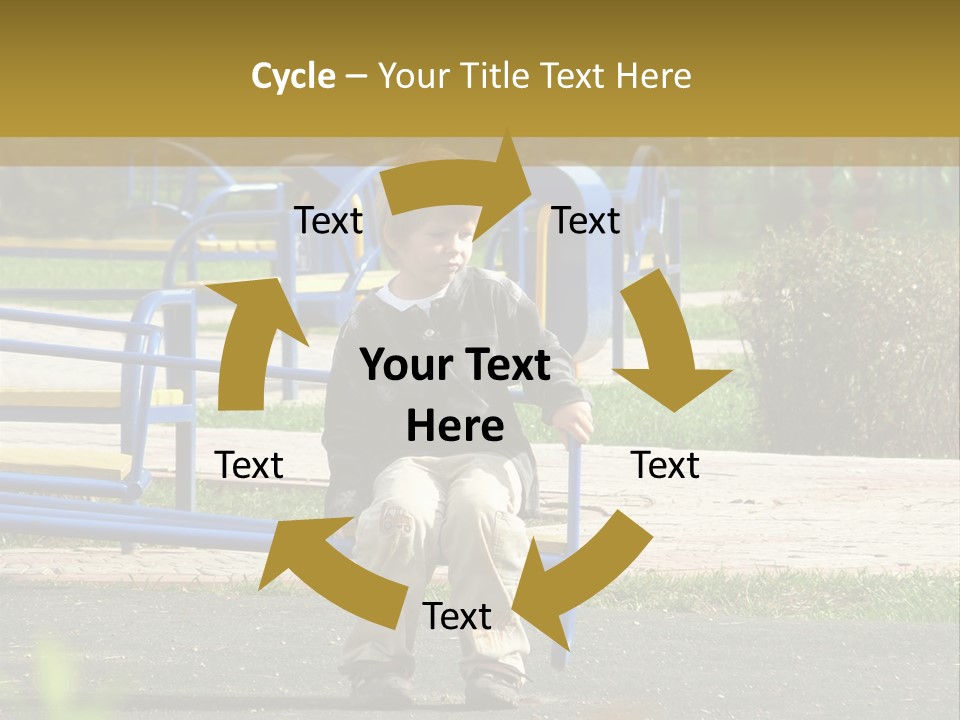 Park Sad Preschool PowerPoint Template