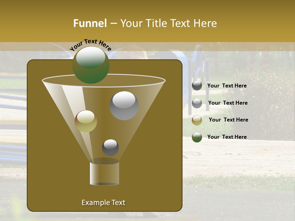 Park Sad Preschool PowerPoint Template