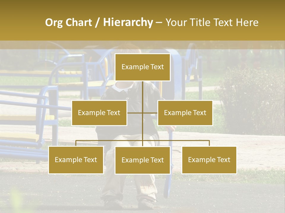 Park Sad Preschool PowerPoint Template
