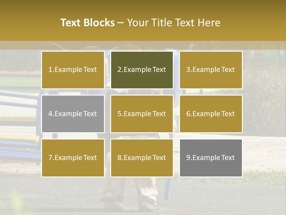 Park Sad Preschool PowerPoint Template